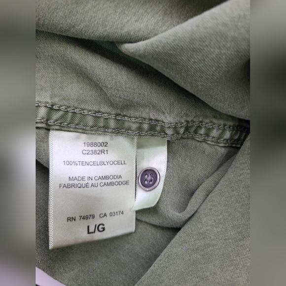 Green Parasuco Jeans Long Shirt or Dress - Picture 6 of 6